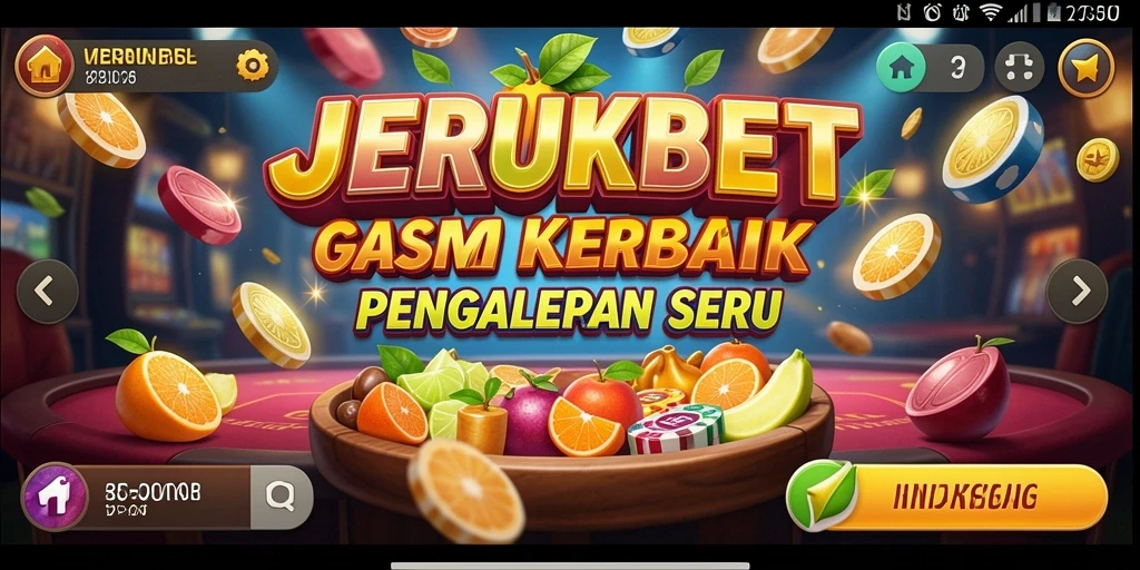 Skrinsut gameplay dari JERUKBET yang menampilkan keseruan permainan Kasino.