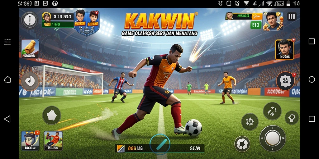 Tampilan gameplay KAKWIN yang menarik dan seru.