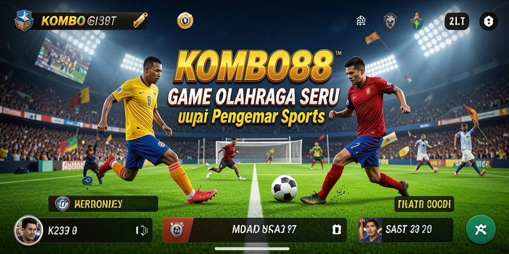 Tampilan gameplay seru dari KOMBO88 saat bermain olahraga.