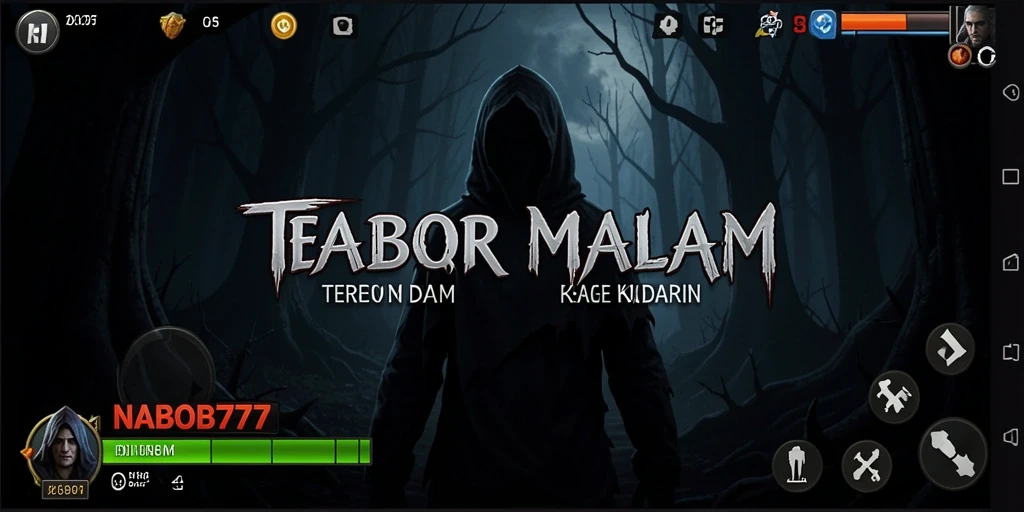Screenshot menampilkan momen menegangkan dari gameplay NABOB77.
