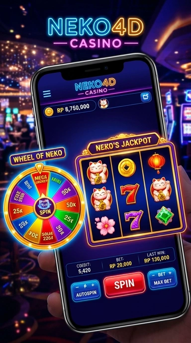 Tampilan utama aplikasi neko4d yang memudahkan navigasi dan pencarian.